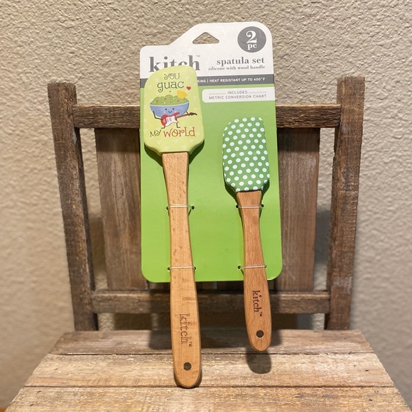 Avocado Spatulas Set Of 2, Guacamole Spatulas, You Guac My World Spatula Set - Picture 2 of 14